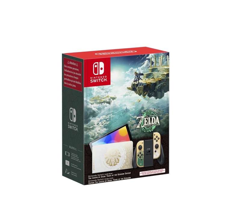 Console Nintendo Switch Modèle OLED Edition The Legend of Zelda : Tears of the Kingdom (Occasion Parfait Etat)