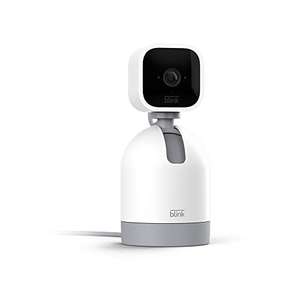 Camera de Surveillance d'intérieur Blink Mini Pan-Tilt - Rotative, Audio bidirectionnel, vidéo HD, détection mouvements, Alexa intégré