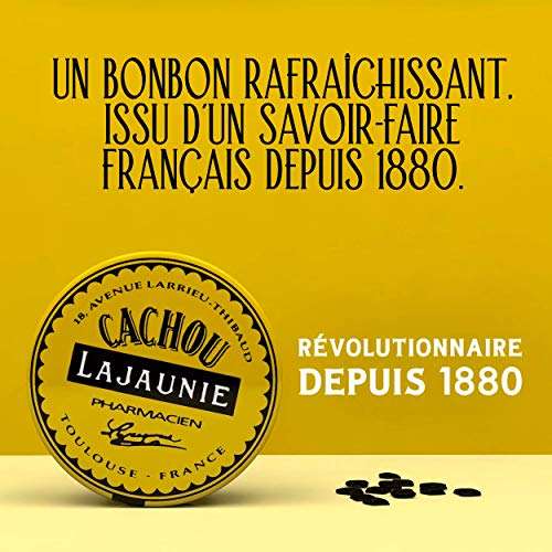 30 boites de pastilles Cachou Lajaunie Tradition - Réglisse, 30x6g