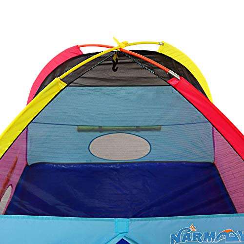 Tente pour Enfants intérieur/extérieur Narmay - 152x152x111cm, Motif éventail de Couleurs (Vendeur Tiers)