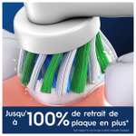 Pack de 8 brossettes Oral-B Pro Cross Action pour Brosse à dents électriques