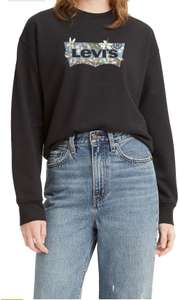 Sweatshirt Femme Levi's - Différents coloris, Plusieurs Tailles - Ex : Batwingdark Floral Fill Caviar