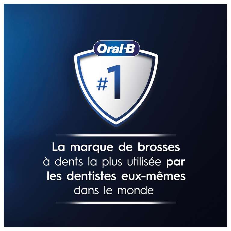 Brosse À Dents Électrique Oral-B Pro 3 3500 - Noire, 1 Étui De Voyage, 1 Brossette