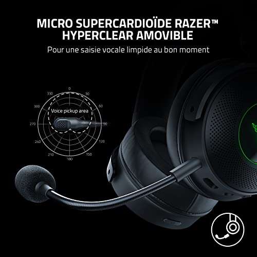 Casque sans-fil Razer Kraken V3 Pro Wireless - Noir