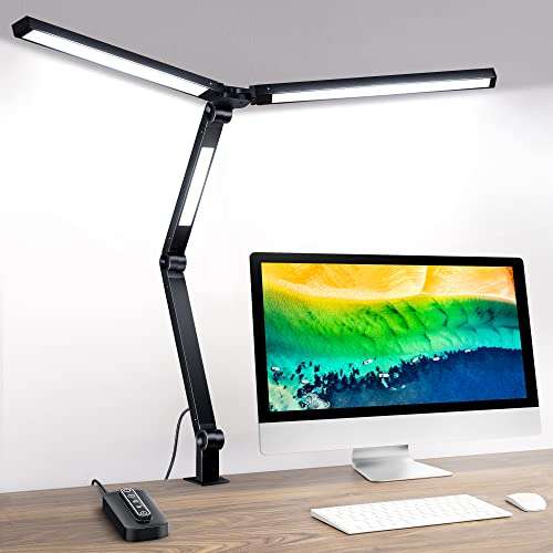 LIVARNO home Lampe de bureau LED avec bras flexible, 6…