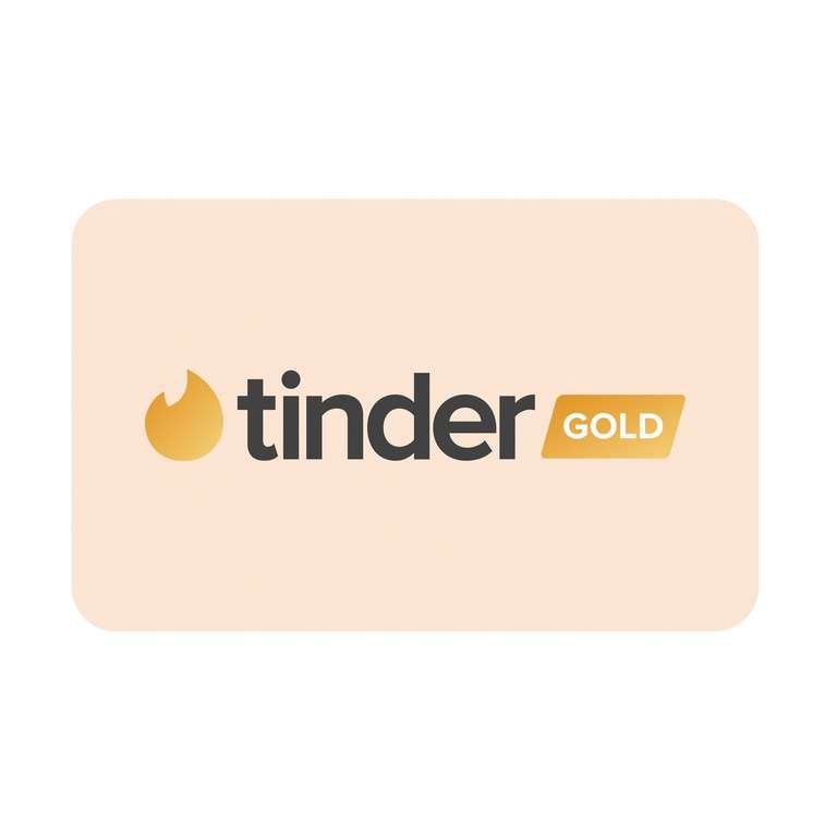 Abonnement d'un mois à Tinder Gold (Dématérialisé)