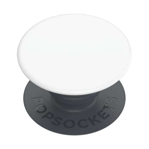 Support et Grip pour Smartphone et Tablette PopSockets: PopGrip Basic - Blanc