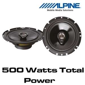 Sélection de haut-parleurs Alpine pour véhicule en promotion - Ex: Lot de 2 haut-parleurs 10cm 180w Alpine SXV1025E