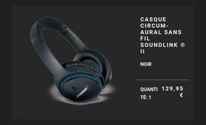 Casque audio Bose Bluetooth soundlink II