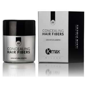 Lot de 2 flacons de poudre de cheveux densifiante KMax - Noir, 2 x 12.5g (parapharmacie-pas-chere.com)