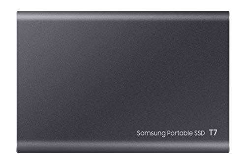 SSD externe Samsung T7 Portable MU-PC2T0H/WW (USB 3.2) - 2 To, gris