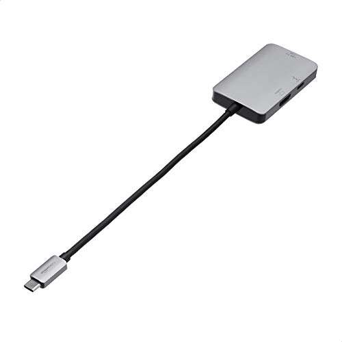 Adaptateur USB-C 3.1 vers HDMI 4K Amazon Basics - USB 3.0 et USB-C avec Power Delivery à 100 W