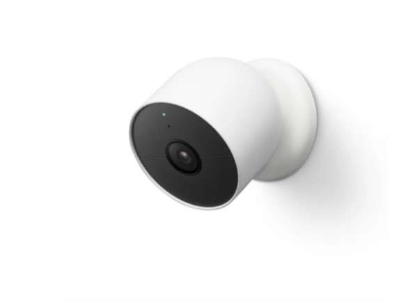 Caméra de sécurité intérieure-extérieure connectée Google Nest Cam
