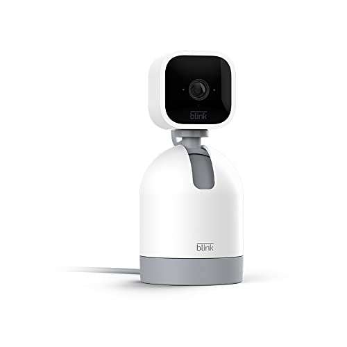 [Prime] Caméra de surveillance connectée d'intérieur rotative Blink Mini Pan-Tilt Camera - blanc ou noir