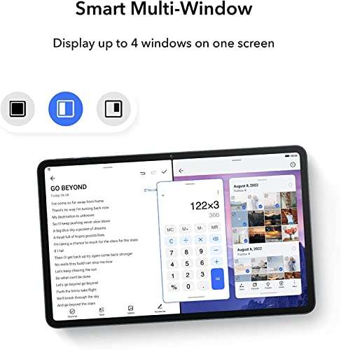 Tablette PC 12" Honor Pad 8 - 2K FullView, 4 Go de RAM, 128 Go, 7250 mAh, Wi-FI, Bluetooth, Blue Hour (via coupon - vendeur tiers)