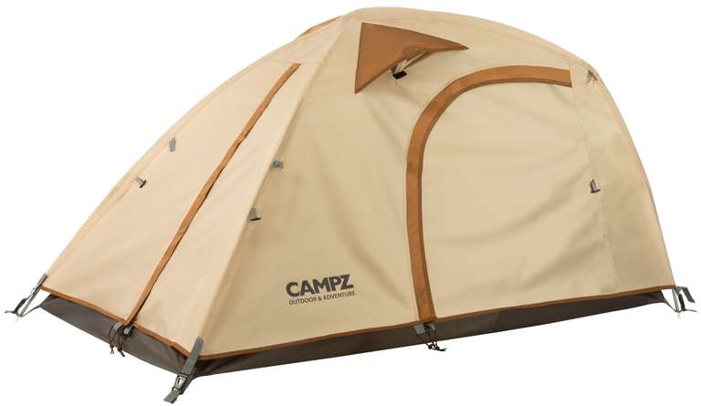 Tente de camping pour Enfant Campz - beige/marron