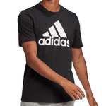 T-Shirt Adidas Homme - 100% Coton - Noir (du S au XXL)