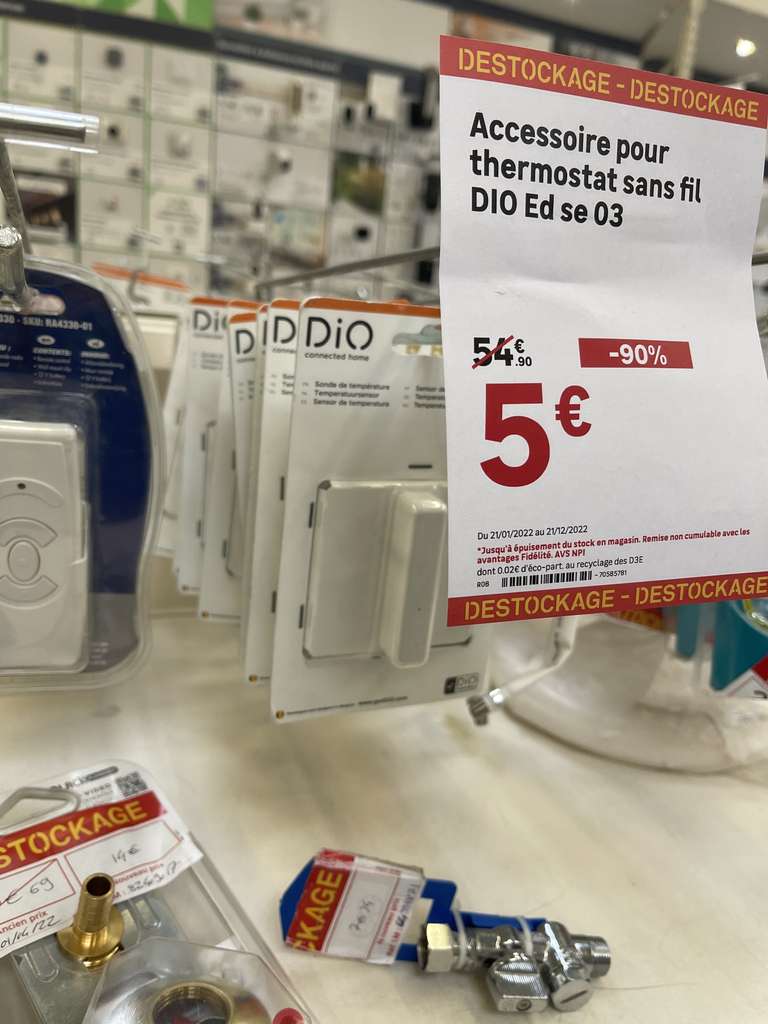 Accessoire sonde pour thermostat sans-fil Dio ED SE 03 - Lesquin (59)
