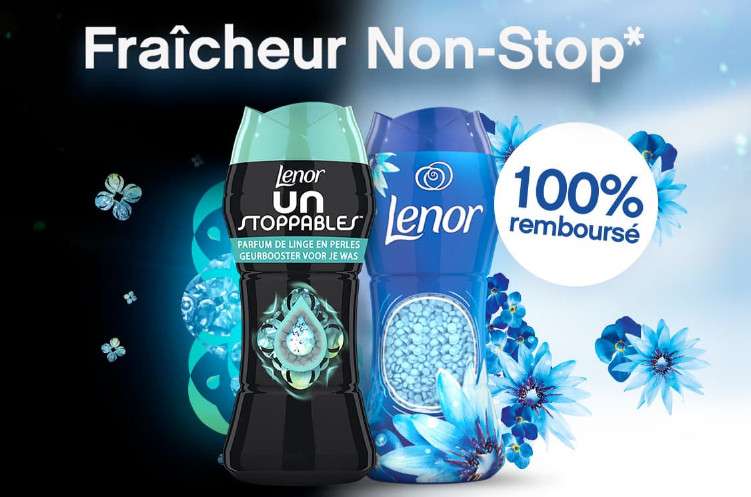 Produit Lenor Parfum de linge 100% remboursé (via ODR) –