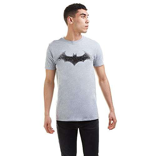 T-Shirt Batman DC Comics à partir de 7,83€ pour Homme - Gris clair ou foncé (du S au XXL)