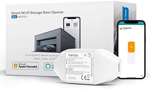 Ouvre-porte de garage connecté Meross - compatible Alexa, Google Home, Homekit (vendeur tiers)