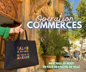 Distribution gratuite de Sacs cabas - Salon-de-Provence (13)