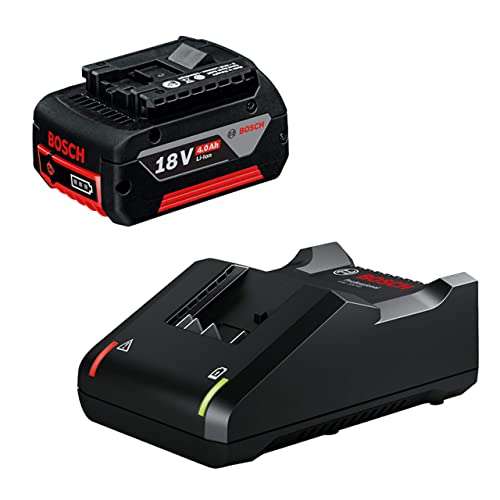 Batterie Bosch Professional GBA 18V 4.0Ah + chargeur rapide GAL 18V-40