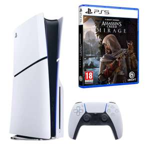 Console Sony Playstation 5 Slim Standard 1To + Assassin's Creed Mirage