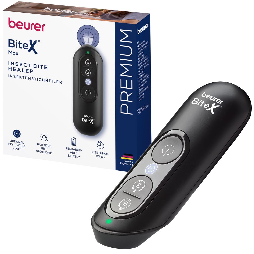 Dispositif contre les démangeaisons Beurer BiteX Max Deep - plus grande surface de chauffe