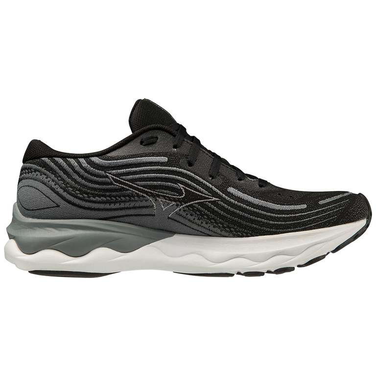 Chaussures running Mizuno Wave Skyrise 4 - black/white/stormweather, du 40.5 au 46