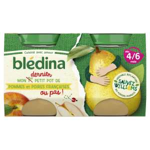 8 Petits pot Bledina pommes poires dès 4/6 mois (via 0.48€ sur la carte) - Poitiers (86)
