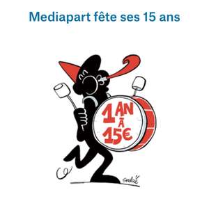 1 an d’abonnement à Mediapart - Toulouse (31)