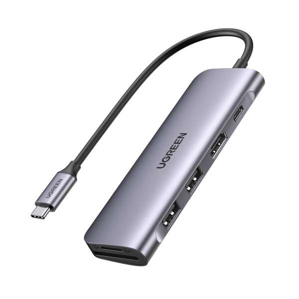 UGREEN - USB C Lecteur de Carte SD avec Port USB Adaptateur Carte M