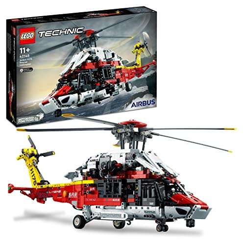 Jeu de construction Lego Technic L’Hélicoptère de Secours Airbus H175 42145 (via coupon)