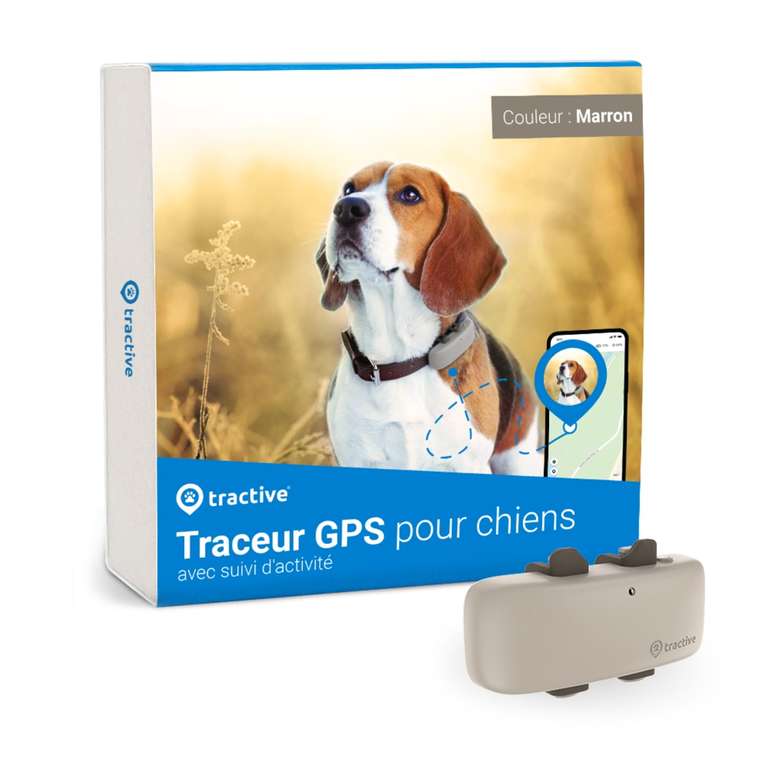 Collier GPS pour chien Tractive