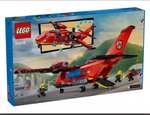 Lego City 60413 : L’avion De Sauvetage Des Pompiers (via 12,25€ de cagnottage fidélité)