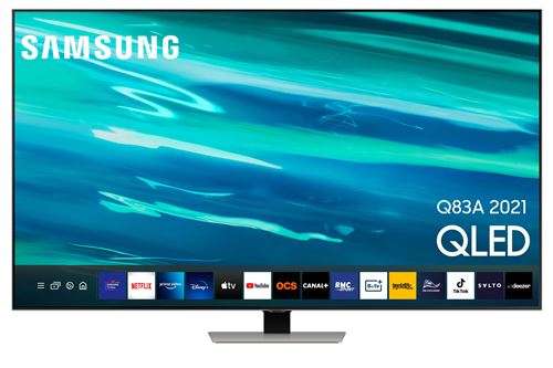 TV QLED 75" Samsung QE75Q83A - 4K UHD, 100 Hz, Quantum HDR 1500, HDMI 2.1, Smart TV
