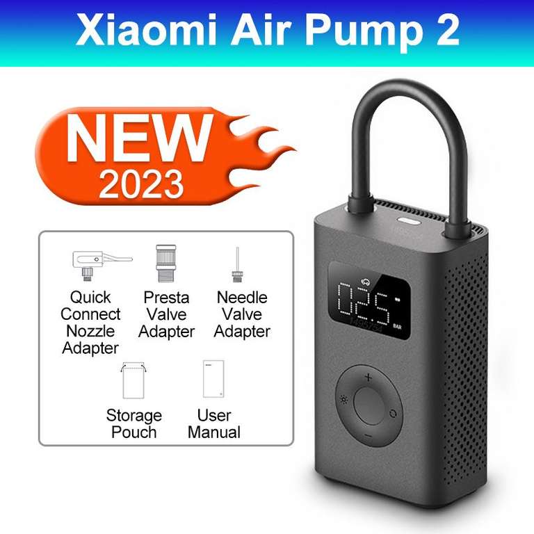 L'indispensable pompe électrique portable Xiaomi MI AIR Pump est à