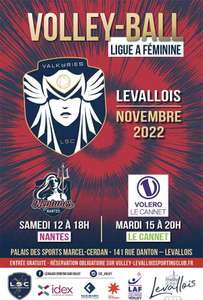 Volley Féminin : Levallois vs Le Cannet - Levallois-Perret (92)