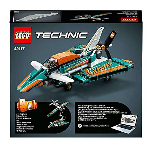Jeu de construction Lego 42117 Technic Avion de Course