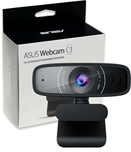 Webcam Asus C3 - Grand angle, Full HD 1080p, double micro intégré