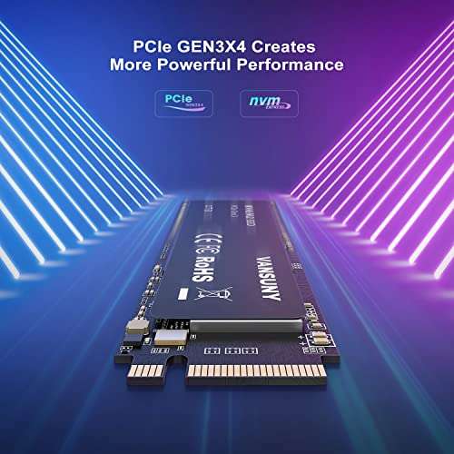 SSD interne M.2 NVMe PCIe Gen3x4 Vansuny - 1 To, TLC (via coupon - vendeur tiers)
