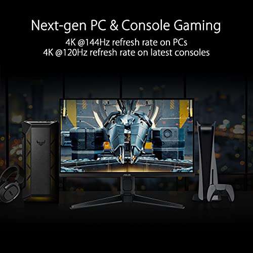 Ecran PC 28" Asus Tuf Gaming VG28UQL1A - 4K, 144Hz, 1ms, Dalle IPS, G-Sync, FreeSync Premium, HDR10 (via coupon)