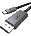 Câble USB-C (Thunderbolt 3) vers DisplayPort - 4K @ 60 Hz / 2K @ 144 Hz, 1.8 mètres (vendeur tiers)