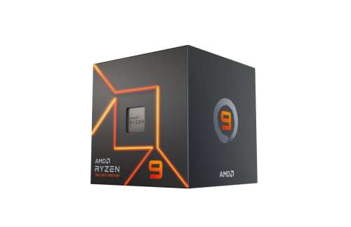 Processeur AMD Ryzen 9 7900 AMD Ryzen 9 7900 12 cœurs, 24 threads avec refroidisseur AMD Wraith Prism, jusqu'à 5,4 GHz