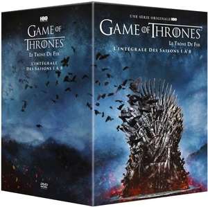 Coffret DVD Game of Thrones - L'Intégrale des saisons 1 à 8 (Coffret Blu-Ray à 59.99€)