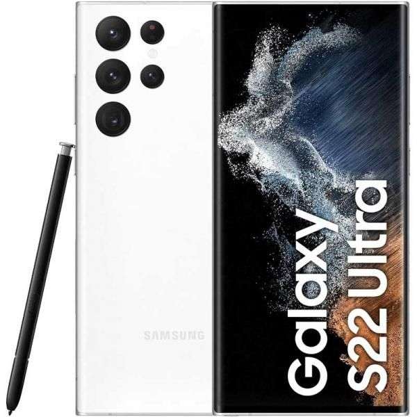 Smartphone 6,8" Samsung Galaxy S22 Ultra - 128 Go, Noir fantôme, Version US (+51.86€ en Rakuten Points)