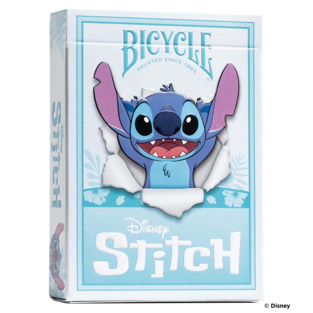 Jeu de Cartes à Jouer Bicycle - Disney Stitch