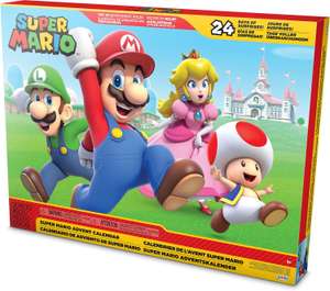 Calendrier de l'Avent Jakks Pacific Super Mario - avec 17 figurines, dont 3 dorées, et 7 accessoires (vendeur tiers)