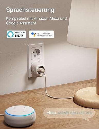 Lot de 4 prises intelligentes Wifi Nooie - compatible avec Alexa/Google Home (via coupon - vendeur tiers)